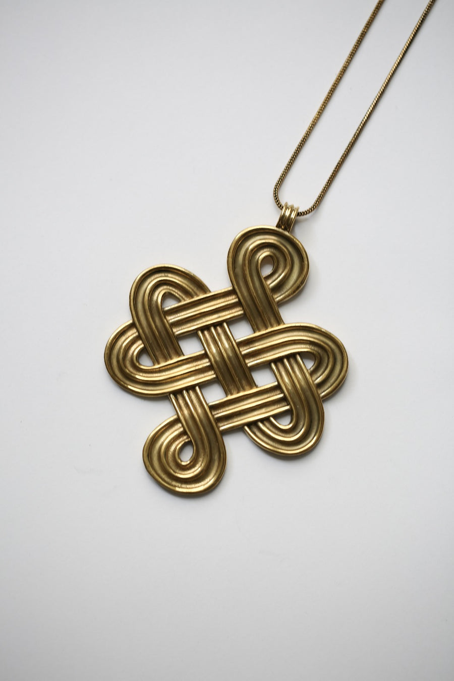 Tibetan Knot of Love Necklace